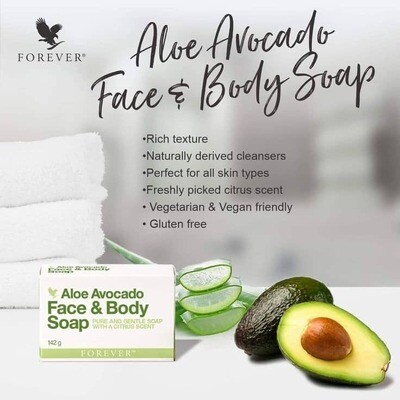 ALOE avocado face and body wash