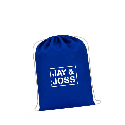 Blue Branded Rucksack