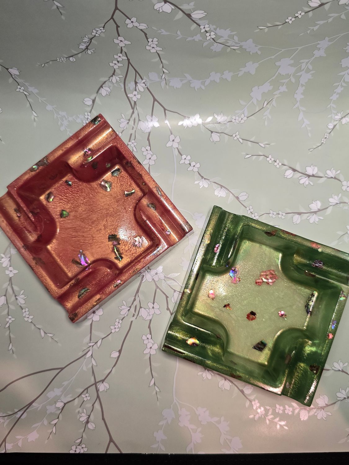 Mid Century Square Trays