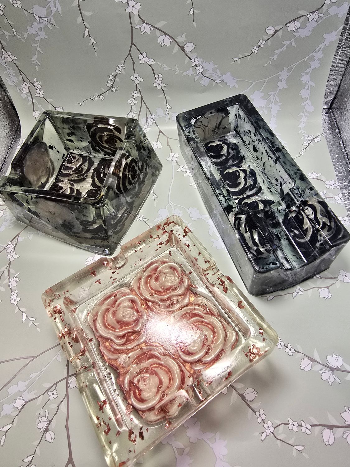 Fractal Rose Trays