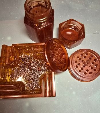 3 Piece Set - Rust Sparkle