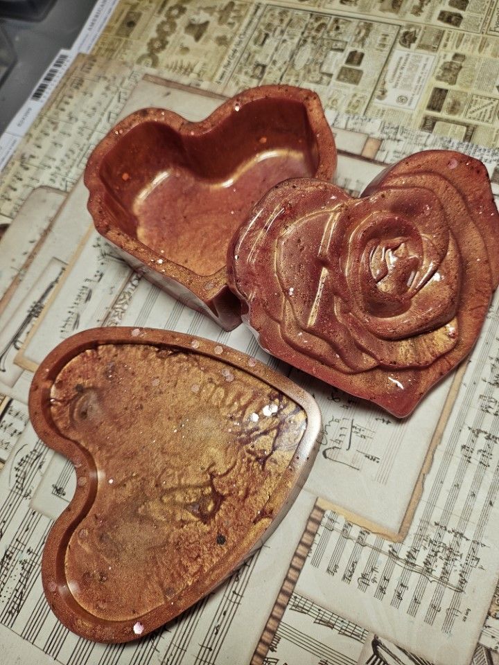 2 Piece Rose Gold Vanity Set