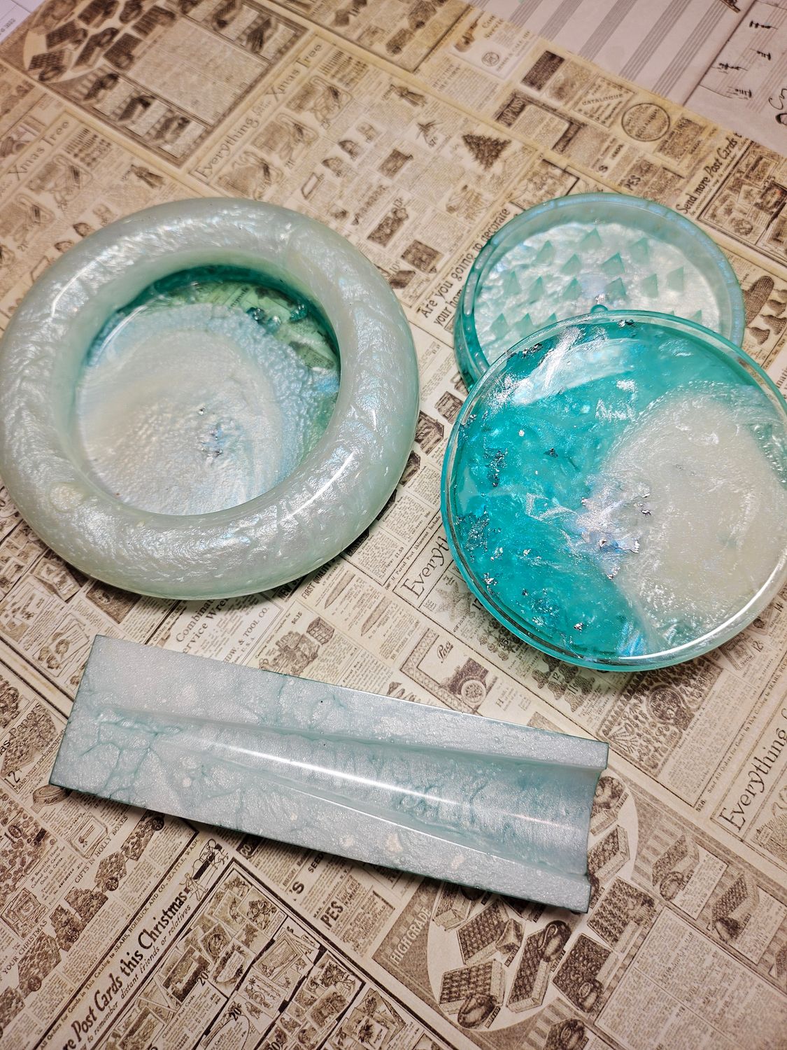 3 Piece Set - Ocean Waves