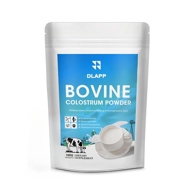 Calostro de vaca para reforzar el sistema immunitario. Alimentado con pasto natural, 40% de lgG,  para la salud intestinal y digestiva, promueve el crecimiento y el desarrolo immunologico