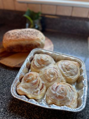 Sourdough Cinnamon Rolls