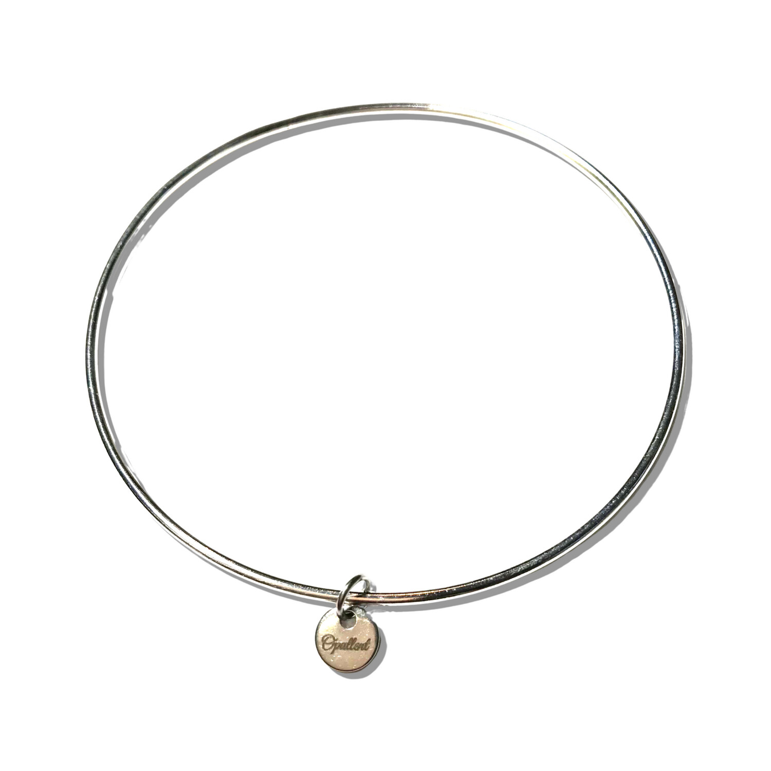 Opullent Signature Super Thin 925 Silver Bangle Bracelet