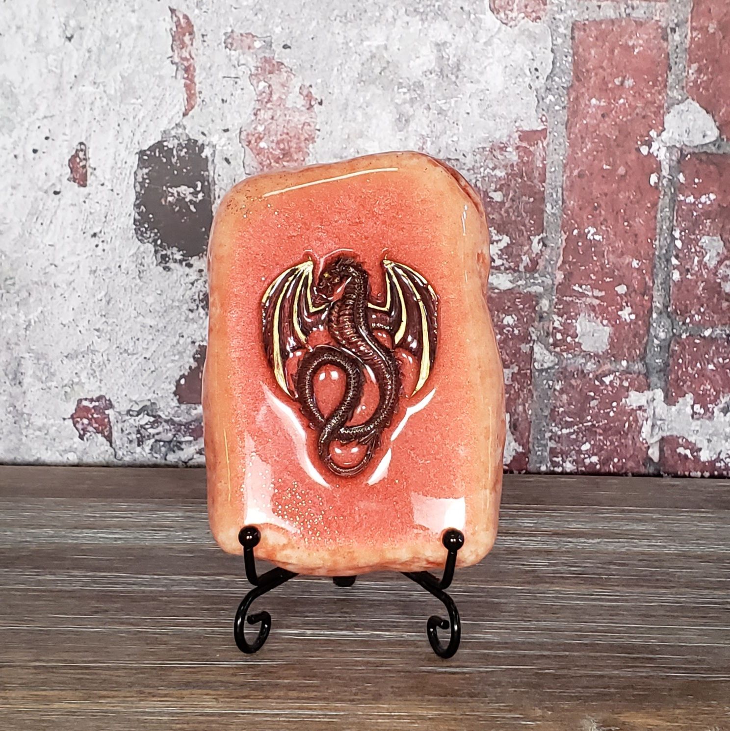 Coral dragon stone