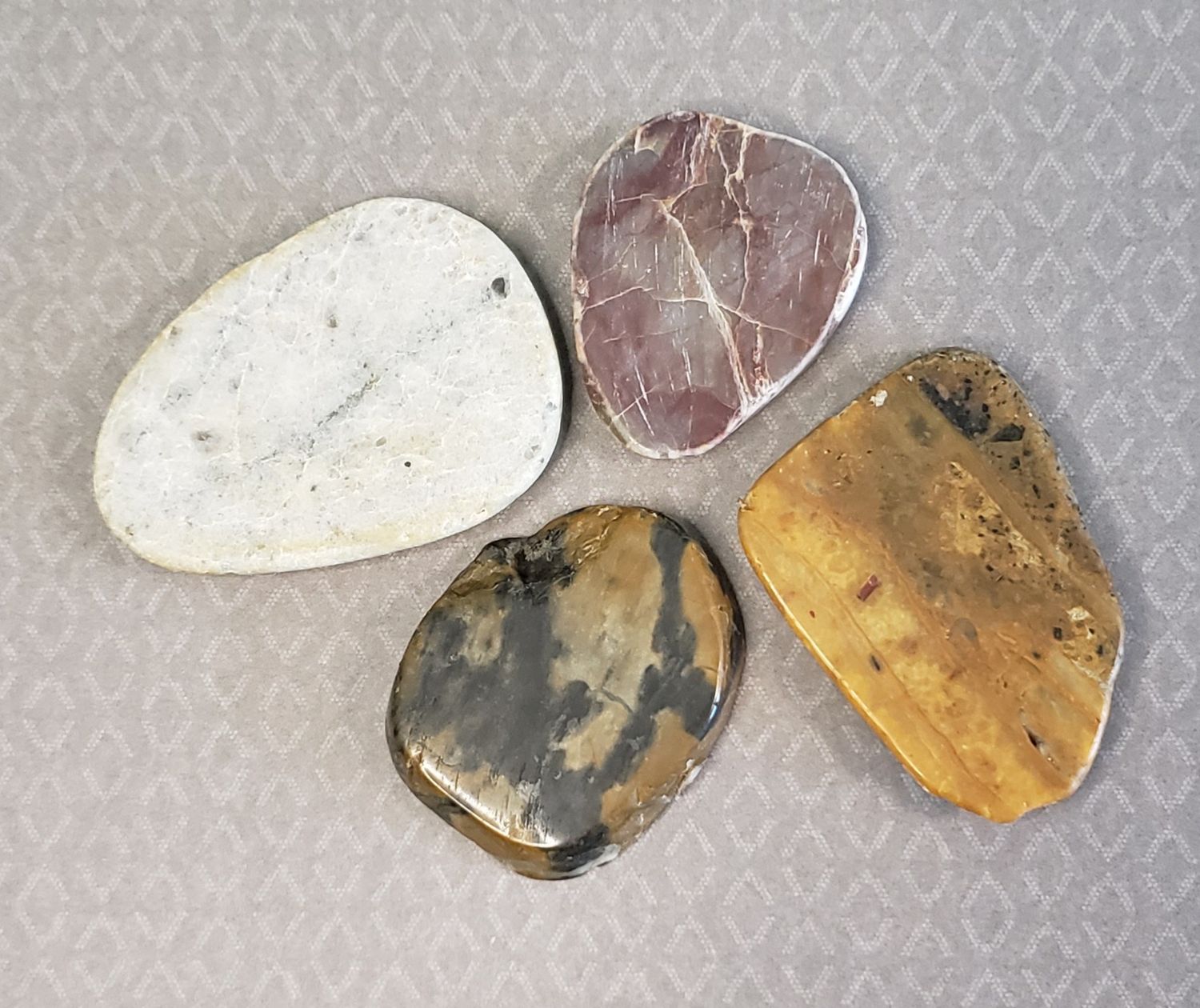 4 natural stone tiles