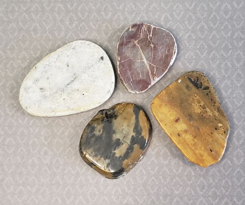 4 natural stone tiles