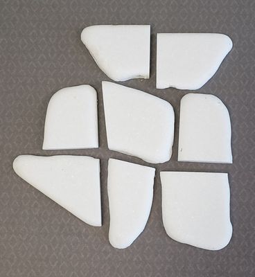 8 irregular Santorini stone tiles