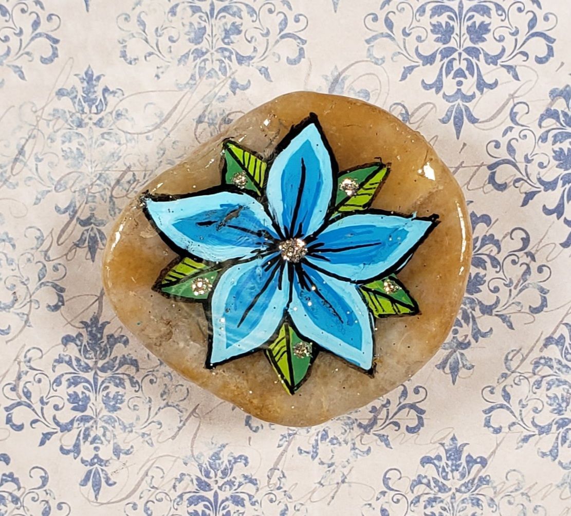 Borage flower magnet