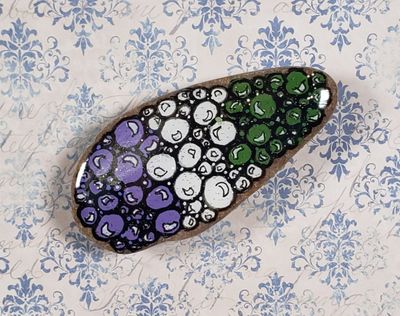 Genderqueer pride flag magnet