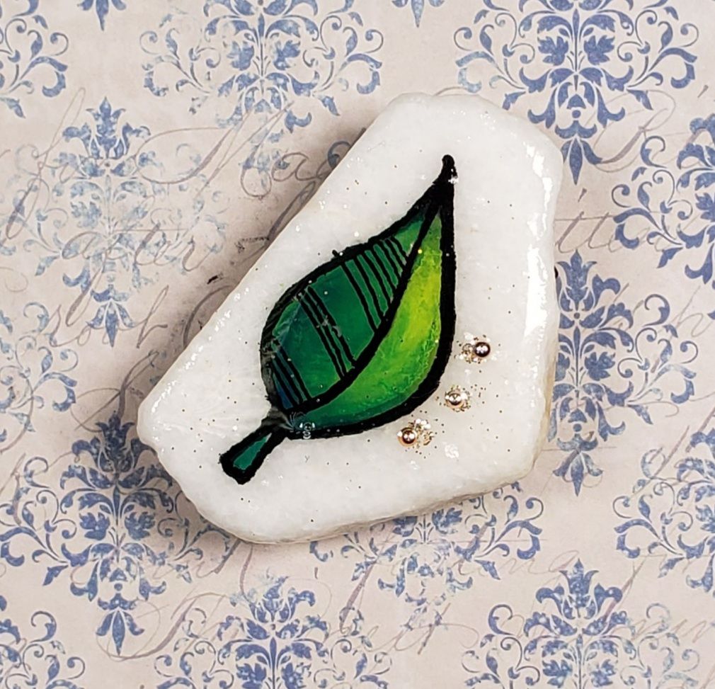 Summer leaf magnet