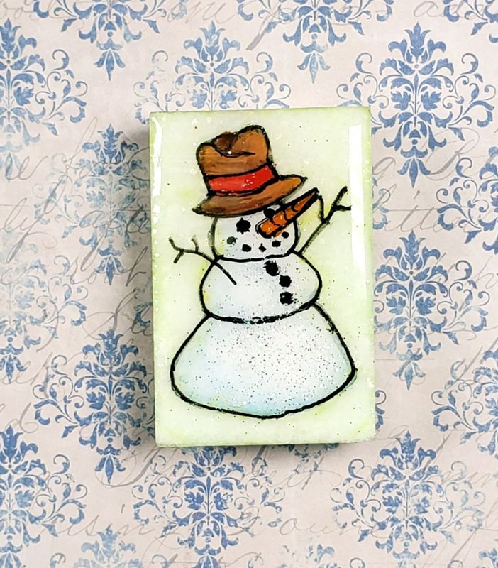 Sparkly snowman