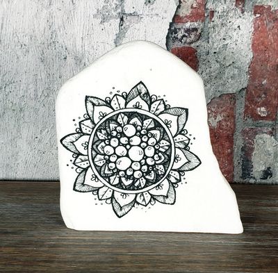 Bubble centered mandala