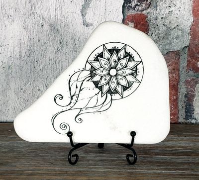 Star mandala with a tail