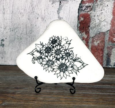 Six sunflower cluster