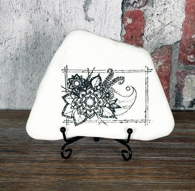 Mandala on an open frame