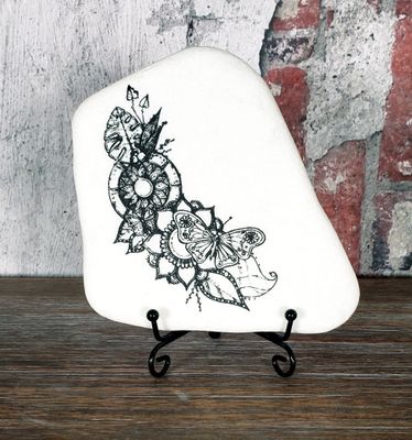 Butterfly among the mandalas