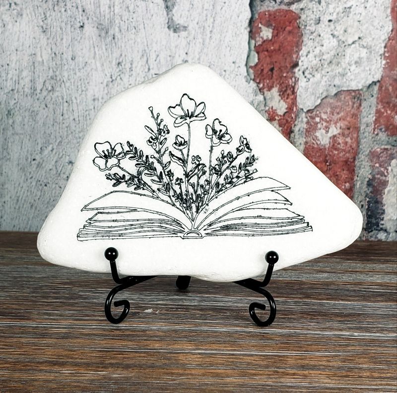 Flowers in a book