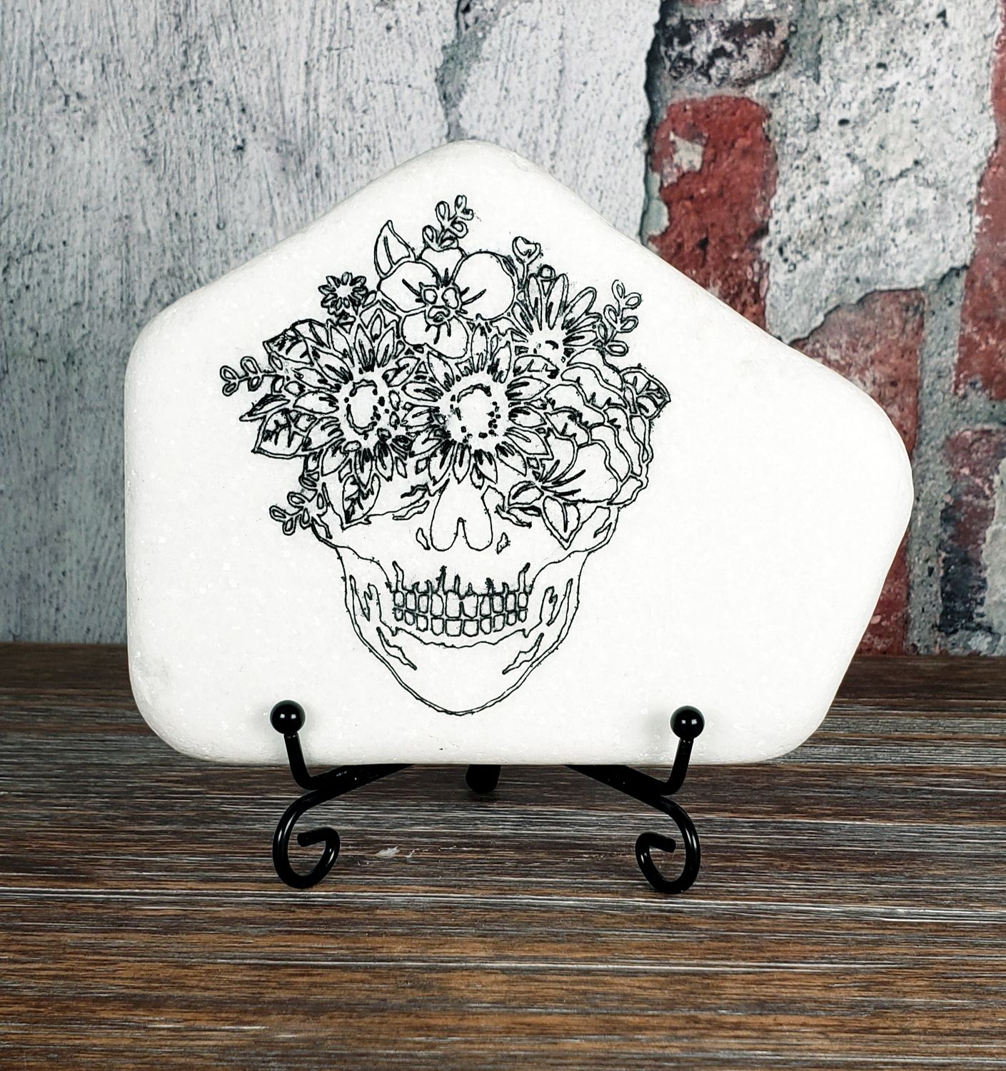 Floral skull 3