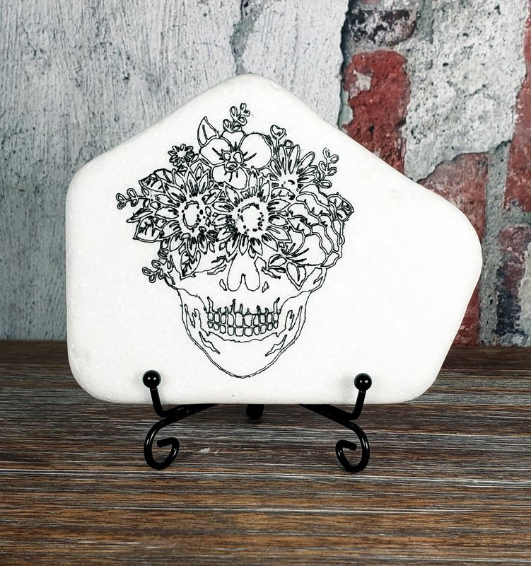 Floral skull 3