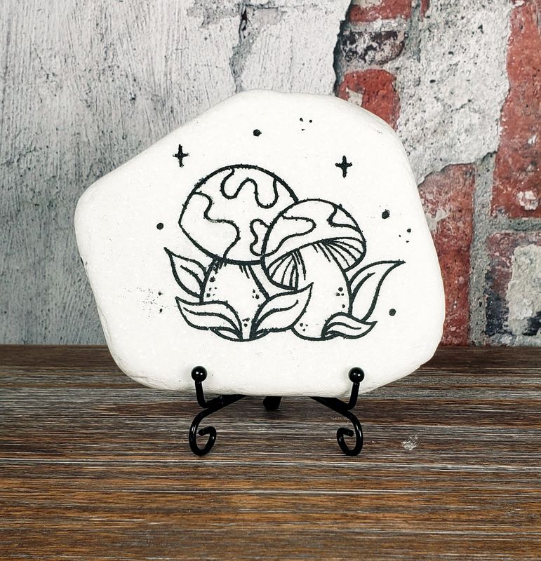 Two cosmic mushrooms