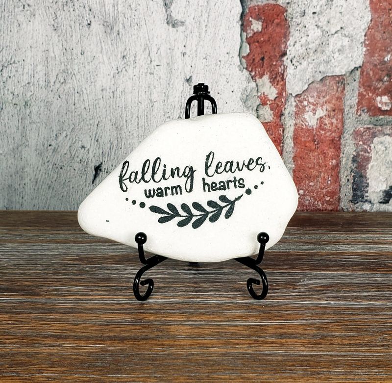 Falling leaves warm hearts