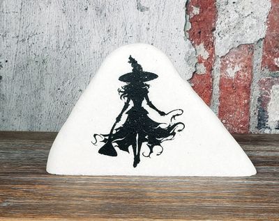 Dancing witch silhouette