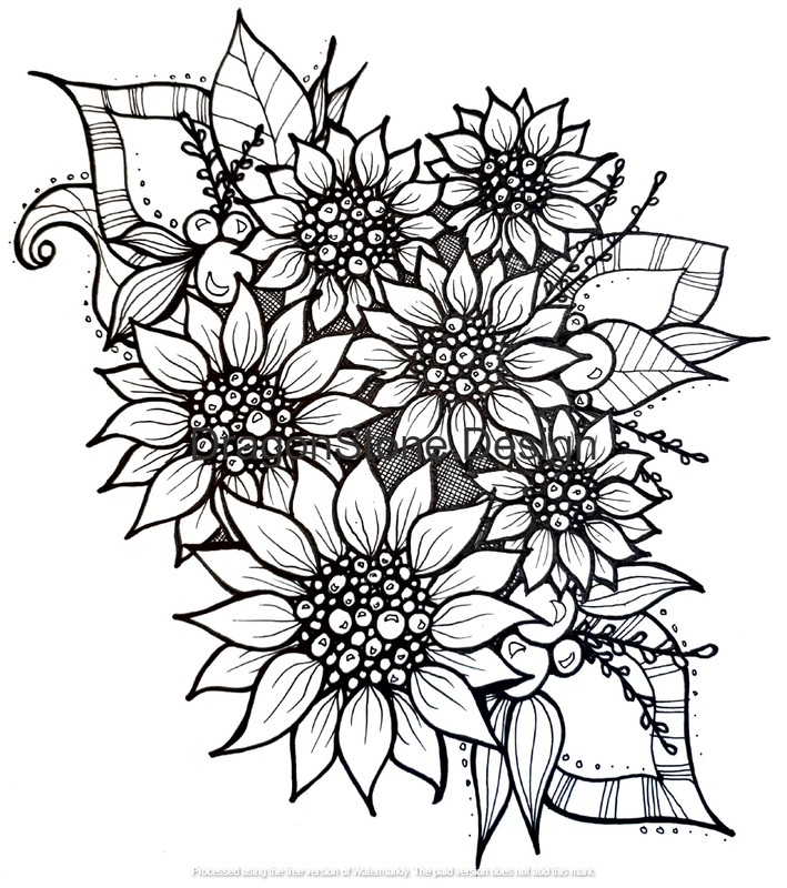 Six daisy cluster