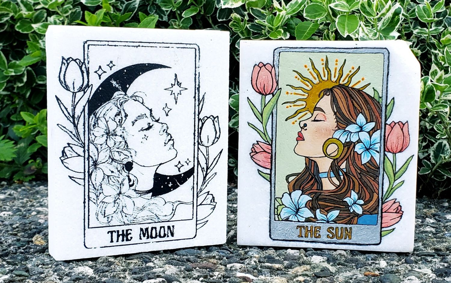 Paint both cards