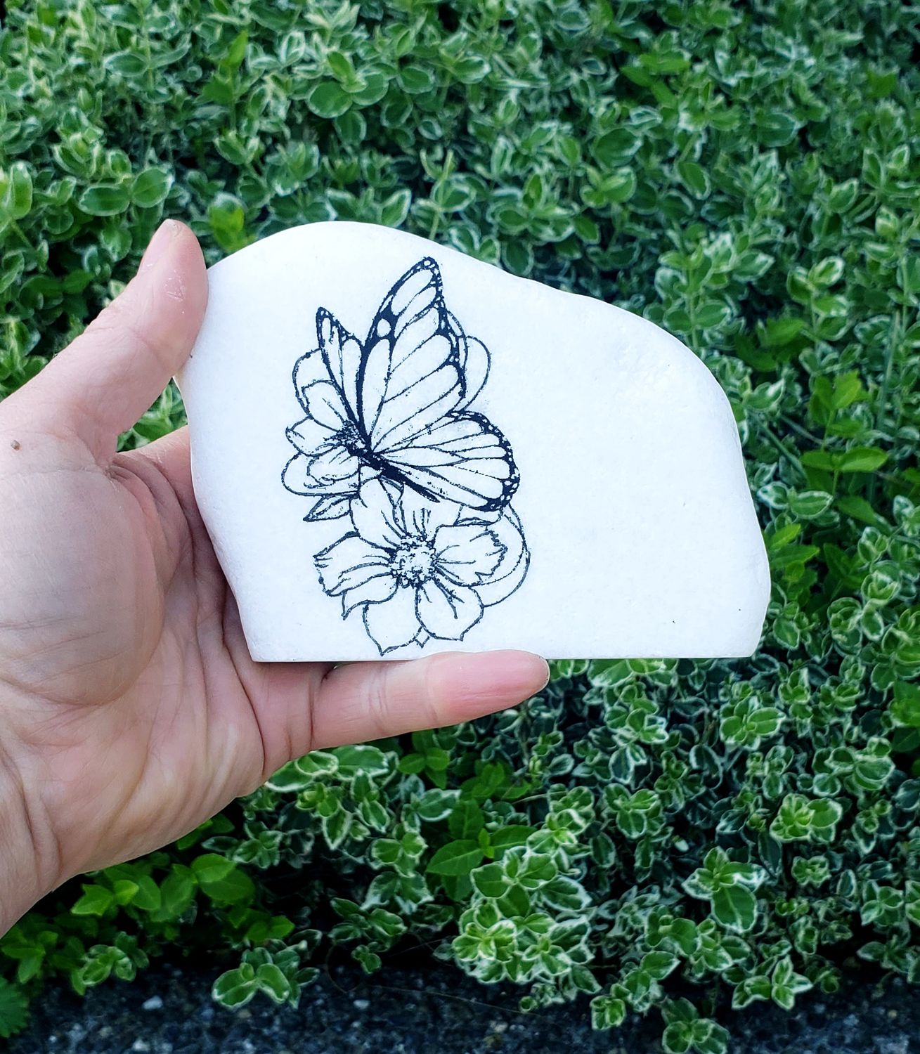 Butterfly Garden Stone