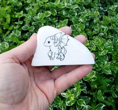 &quot;Mystic Mane&quot; – Mythical Winged Horse Santorini Stone