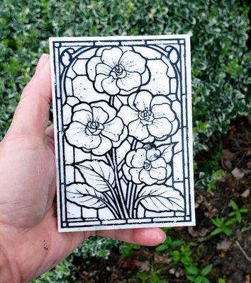 Stained Glass Flowers