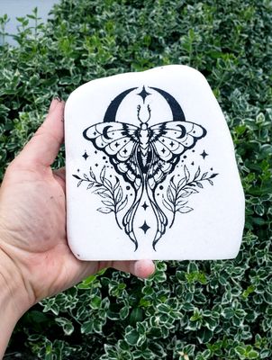 DIY engraved Santorini stones