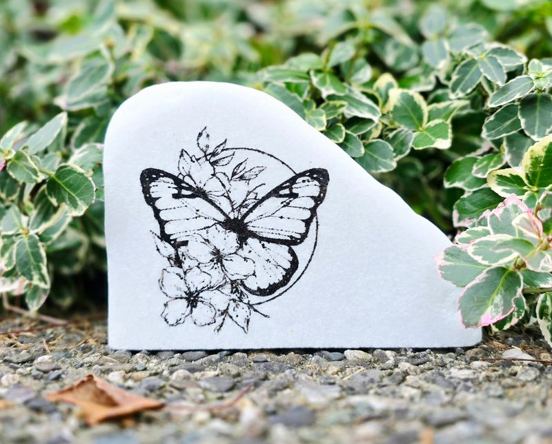 Floral Circle Butterfly