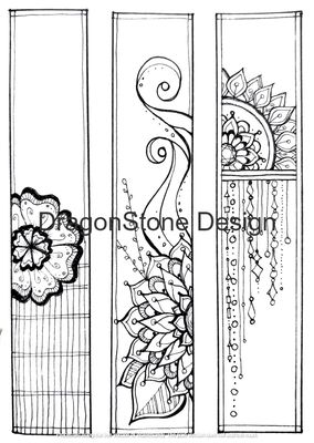 Mandala bookmarks