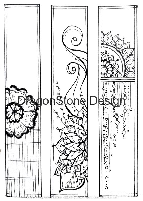 Mandala bookmarks