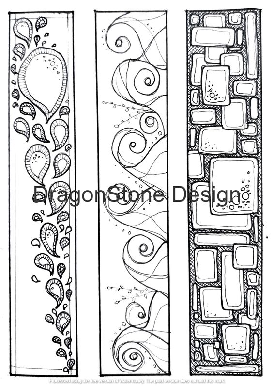 Three gorgeous bookmarks