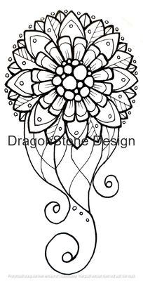 Bubble centered mandala