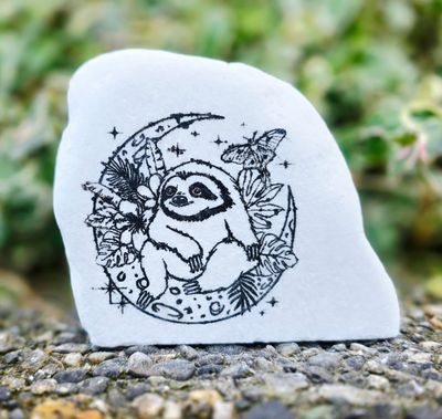 DIY engraved Santorini stones