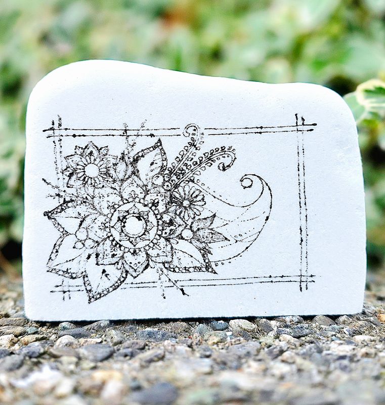 Mandala on an open frame