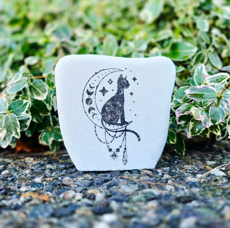 Moonlit Crystal Cat