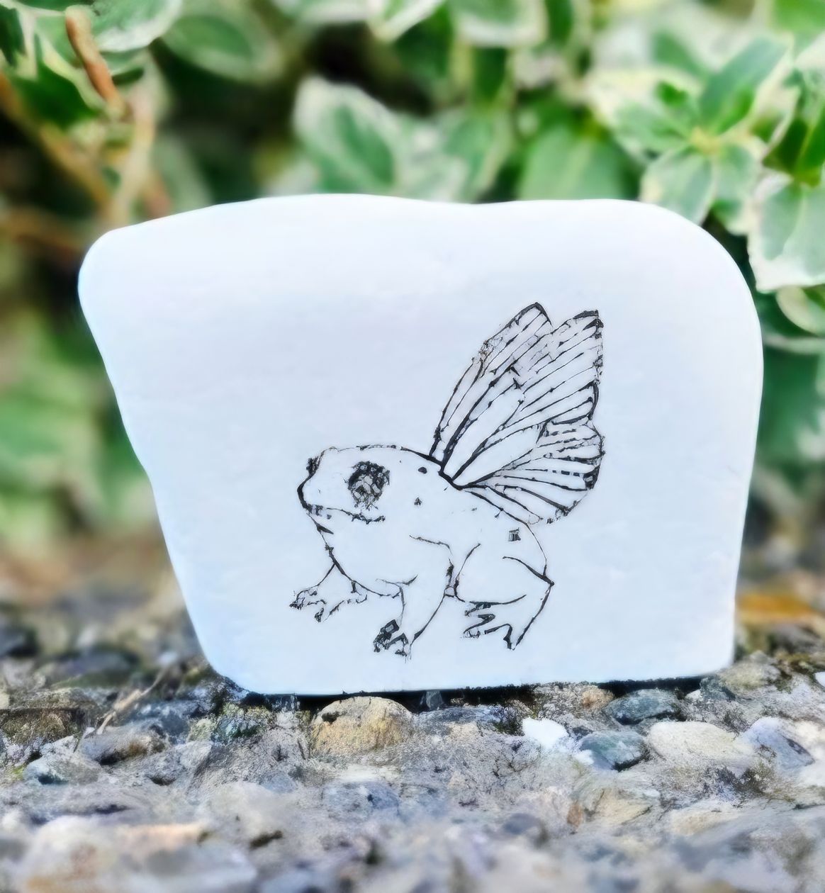 Winged Whimsy Frog