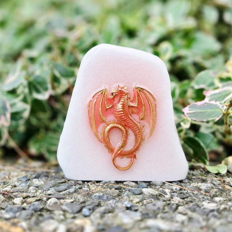 Blush Flame Dragon Stone