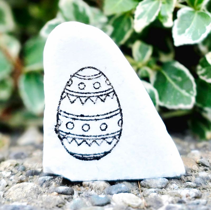 Party Stripe Easter Egg