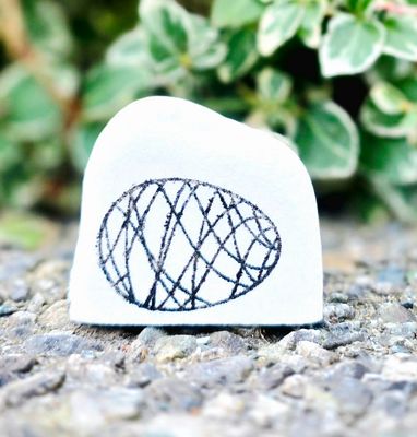 Twine-Wrapped Easter Egg