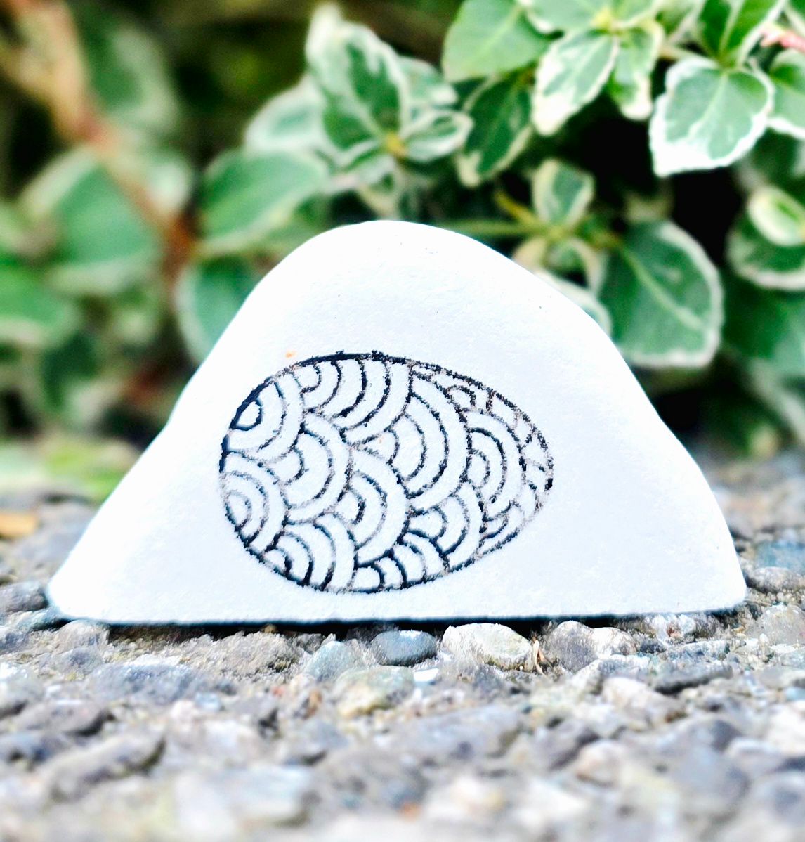 Overlapping Rainbow Easter Egg Overlapping Rainbow Easter Egg