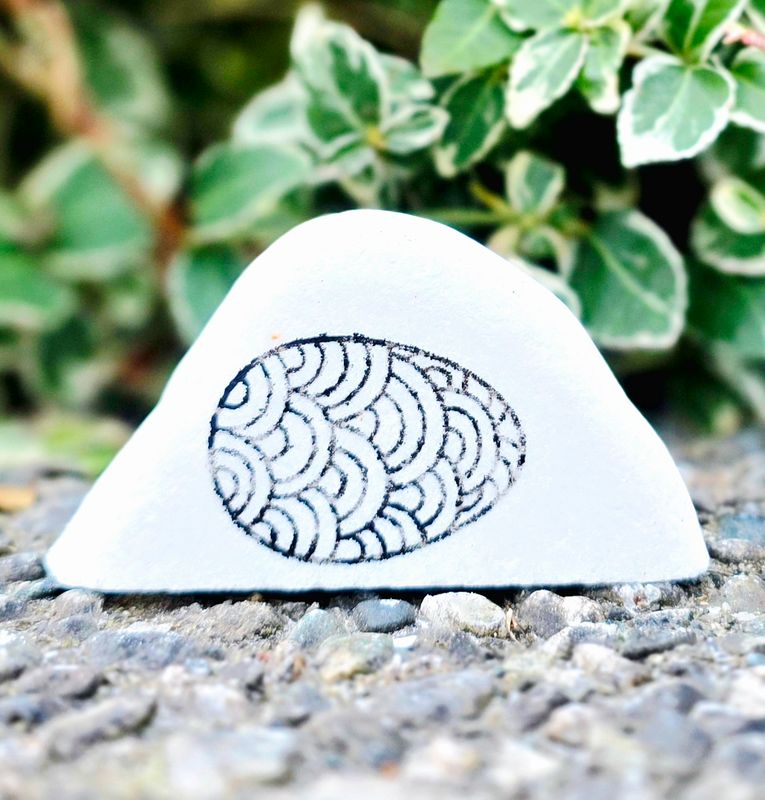 Overlapping Rainbow Easter Egg