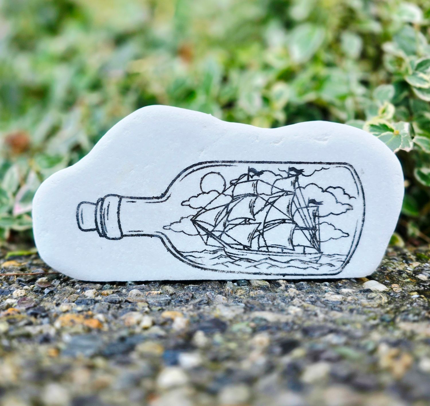 Sunlit Voyage in Glass